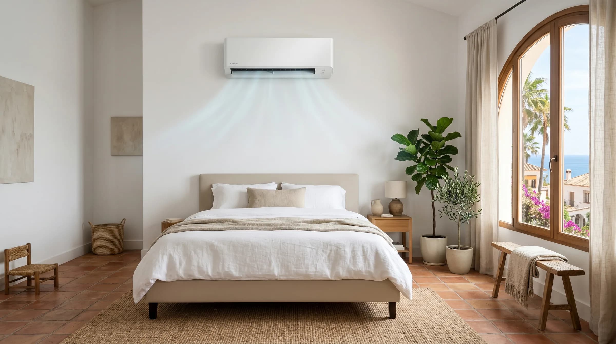 Aire acondicionado en una vivienda